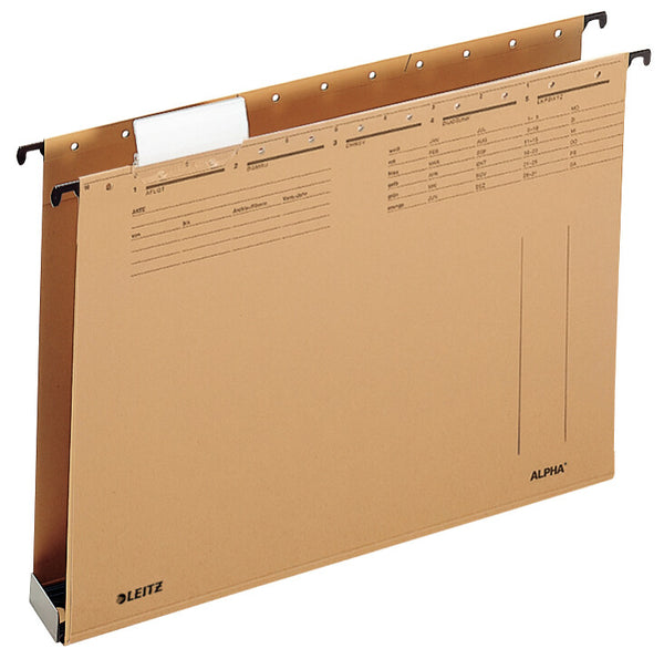 Leitz ALPHA hængemappe Pap A4 Brun