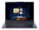 Acer Swift SFG16-61-R6QV Copilot+ PC AMD Ryzen AI 7 350 Laptop 40,6 cm (16") WUXGA+ 32 GB LPDDR5x-SDRAM 1 TB SSD Wi-Fi 7 (802.11be) Windows 11 Home Tysk Grå