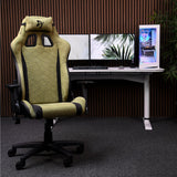 Arozzi Avanti Soft Fabric | Gaming Chair | SoftFabric | Moss Žalias Universal gamingstol Polstret vatteret sæde Sort, Grøn
