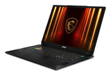 MSI Stealth 18 HX AI A2XWIG-042 Intel Core Ultra 9 275HX Laptop 45,7 cm (18") UHD+ 64 GB DDR5-SDRAM 2 TB SSD NVIDIA GeForce RTX 5080 Wi-Fi 7 (802.11be) Windows 11 Pro Sort
