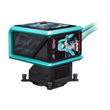 ASUS ROG RYUO IV 360 ARGB Hatsune Miku Edition Processor Alt-i-en væskekøler 12 cm Sort, Turkis