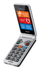 Brondi 10282060 mobiltelefon 7,11 cm (2.8") 119 g Sort, Sølv Senior telefon