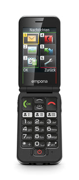 Emporia emporiaJOY-LTE 7,11 cm (2.8") 115 g Sort Senior telefon