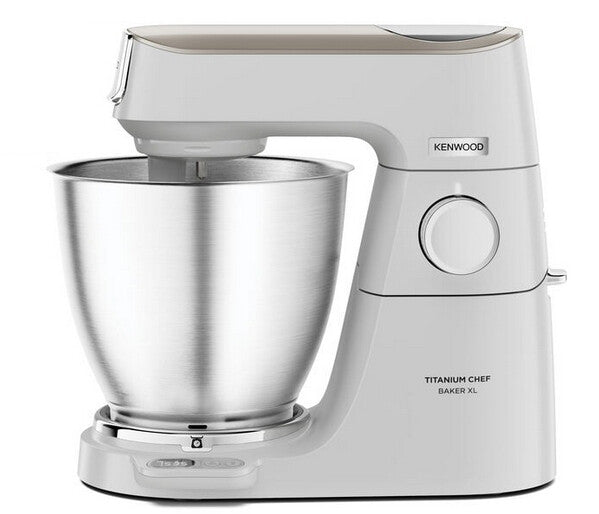 Kenwood Titanium Chef Baker XL KVL65.001WH Bordmixer 1200 W Sølv, Hvid