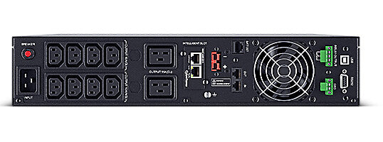CyberPower LCD OLS3000ERT2UA-B UPS-enhed Dobbeltkonvertering (online) 3 kVA 2700 W 10 AC stikkontakt(er)