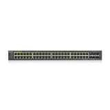 Zyxel GS1920-48HPV2 Administreret Gigabit Ethernet (10/100/1000) Strøm over Ethernet (PoE) Sort