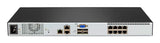 Vertiv Avocent AV 3108 KVM Switch Stativ-montering Sort