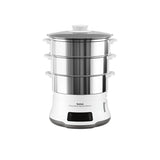 Tefal Convenient Series Deluxe VC502D dampkoger 3 kurv(e) Bordplade 900 W Rustfrit stål, Hvid