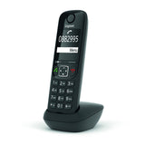 Gigaset AS690HX Analog/DECT-telefon Nummervisning Sort