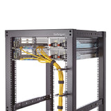 StarTech.com HKLP25 kabelsamler Krog og løkke kabelbinder Nylon Sort 1 stk