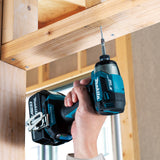 Makita DTD173RTJ elektrisk skruetrækker & slagbor 3600 rpm Sort, Blå