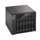 Asustor LOCKERSTOR 6 Gen2 NAS Desktop Intel® Celeron® N5105 8 GB DDR4 HDD ADM Sort