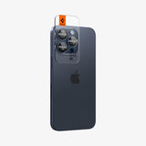 Spigen Optik Pro EZ Fit Beskyttelse af kameralinsen Apple 2 stk