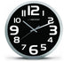 Esperanza EHC013K Wall Clock - Zurich - Black Kvartsur Oval Sort, Hvid