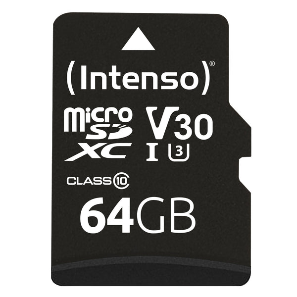 Intenso 3433490 hukommelseskort 64 GB MicroSDXC UHS-I Klasse 10