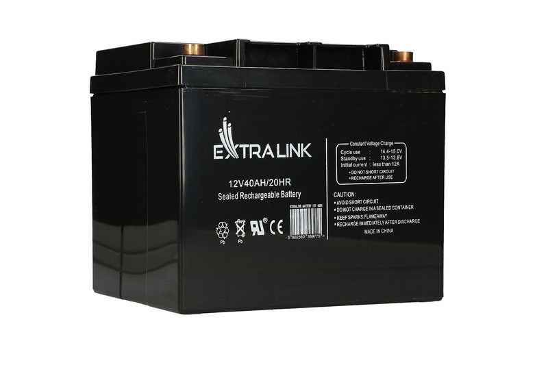 Extralink AKUMULATOR Battery ACCUMULATOR 12V 40AH - Batterie - 40.000 mAh Blybatterier (VRLA) 13,5 V 12 At