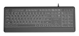 Gembird KB-UML-04-CYRL tastatur Universel USB QWERTY US International, Ukrainsk, Russisk Sort