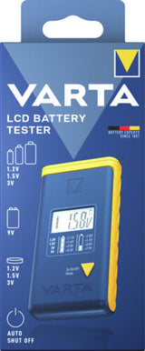 Varta LCD Battery Tester batteritester Blå, Gul