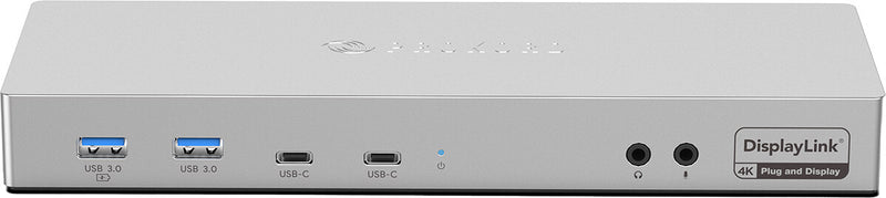 Prokord PK-5KDLC100M/SM dockingstation Ledningsført USB 3.2 Gen 1 (3.1 Gen 1) Type-A + Type-C Sølv