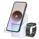 Mobile Origin WCHS-PW11-WHT oplader til mobil enhed Smartphone, SmartWatch, Hovedtelefoner Hvid USB Trådløs opladning Hurtig opladning Indendørs