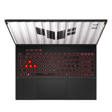 ASUS TUF Gaming A16 FA608WI-QT010W AMD Ryzen AI 9 370 Laptop 40,6 cm (16") WQXGA 16 GB LPDDR5x-SDRAM 1 TB SSD NVIDIA GeForce RTX 4070 Wi-Fi 6E (802.11ax) Windows 11 Home Sort, Grå QWERTZ Tysk