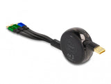 DeLOCK 85359 USB-kabel USB 2.0 1,13 m USB A USB C/Micro-USB B 0,48 Gbit/sek. Sort, Grøn, Blå