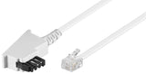 Goobay 68542 telefonkabel 15 m Hvid