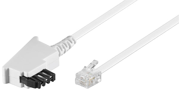 Goobay 68541 telefonkabel 10 m Hvid