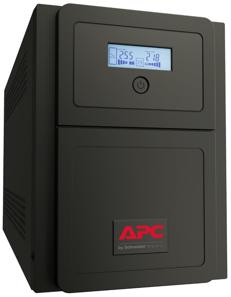 APC Easy UPS SMV UPS-enhed Interaktivt indgangsstik 1 kVA 700 W 6 AC stikkontakt(er)