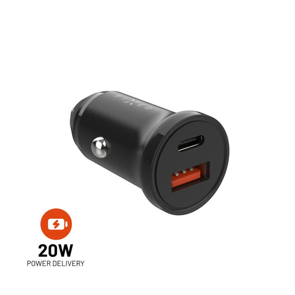 FIXED FIXCC20N-CU-BK oplader til mobil enhed Universel Sort Cigartænder Hurtig opladning Automatisk