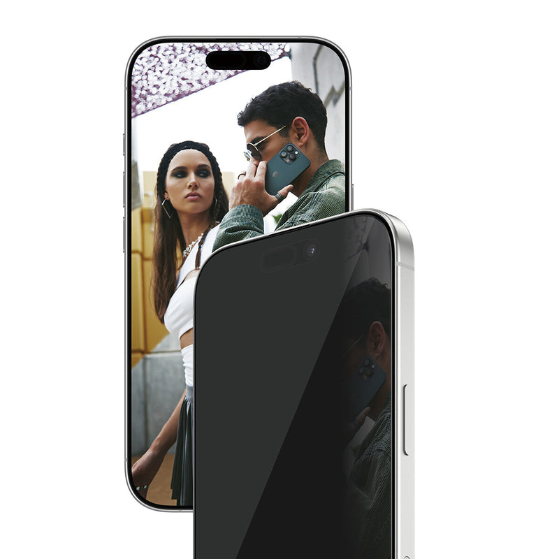 PanzerGlass SAFE. by ® 2-Way Privacy Skærmbeskyttelse iPhone 17 | iPhone 16 Pro | Ultra-Wide Fit m. EasyAligner