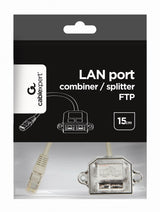 Gembird NCA-SP-02 netværks-splitter Hvid