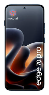 Motorola edge 70 pro 17,2 cm (6.78") Dual SIM Android 16.0 5G USB Type-C 8 GB 256 GB 6500 mAh Mørkeblå