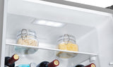 Hisense RB390N4BCC Fritstående 304 L Grå, Rustfrit stål