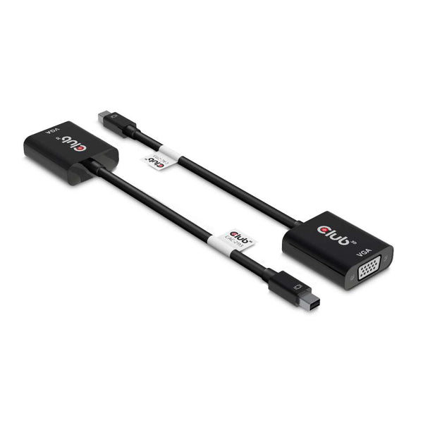 CLUB3D CAC-2113 videokabel adapter 0,228 m Mini Displayport VGA Sort