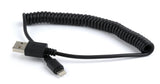 Gembird CC-LMAM-1.5M Lightning kabel 1,5 m Sort