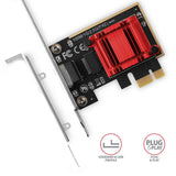 Axagon PCEE-G25 netværkskort Intern Ethernet 2500 Mbit/s