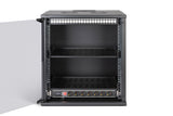 Digitus DN-49207-SET stativ 12U Vægmonteret stativ Sort