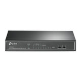 TP-Link TL-SF1008LP netværksswitch Ikke administreret Fast Ethernet (10/100) Strøm over Ethernet (PoE) Sort