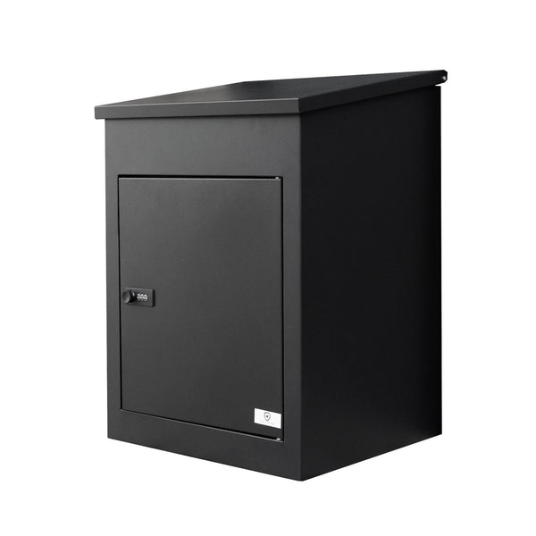 Extralink LOCKSTAR PACZKOMAT SKRZYNKA NA PACZKI 44X34X55CM STALOWA SKRZYNIA postkasse Sort Pakke med faldkasse Metal