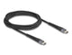 DeLOCK 81125 USB-kabel USB 2.0 2 m USB C 0,48 Gbit/sek. 60 W Sort