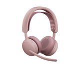 Logitech Zone Wireless 2 ES Headset Kabel & trådløs Opkald/musik USB Type-C Bluetooth Rose