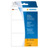 HERMA 4301 adresse- og postetiket Hvid