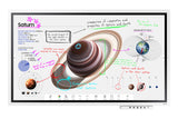Samsung WM55B Interaktivt whiteboard 139,7 cm (55") 3840 x 2160 pixel Berøringsskærm Grå, Hvid