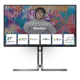 AOC U3 U27U3CV computerskærm 68,6 cm (27") 3840 x 2160 pixel 4K Ultra HD LCD Sort