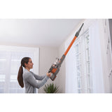 Black & Decker BHFEV182C-QW stav støvsuger & elektrisk kost 2-i-1 stangstøvsuger Batteri Dry Poseløs Orange, Titanium 2 At