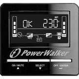 PowerWalker 10121134 UPS-enhed Interaktivt indgangsstik 1,1 kVA 770 W 3 AC stikkontakt(er)