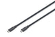 Digitus AK-300344-020-S USB-kabel USB4 Gen 2x2 2 m USB C 20 Gbit/sek. 240 W Sort
