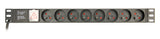 Gembird EG-PDU-014-F strømforsyningsenhed (PDU) 8 AC stikkontakt(er) 1U Sort