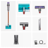 Dyson V10 Submarine 2-i-1 stangstøvsuger Batteri Tør&våd Poseløs 0,76 L Kobberfarve, Grå